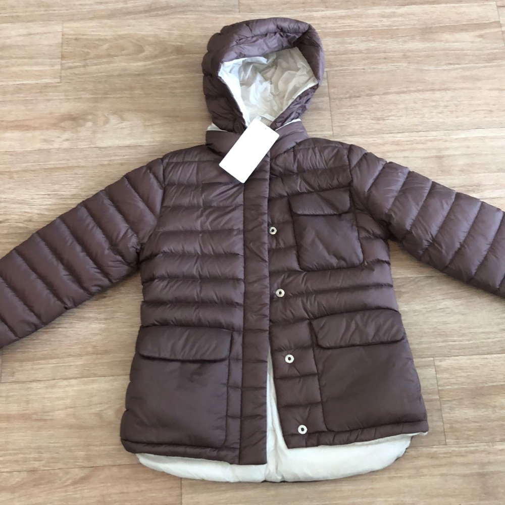 Athleta Pulse reversible down jacket
